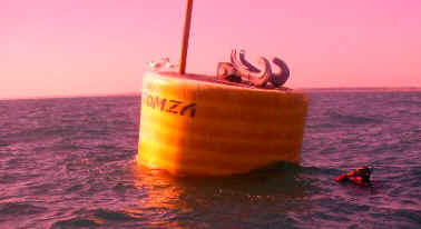 mooring buoy Release Hooks
